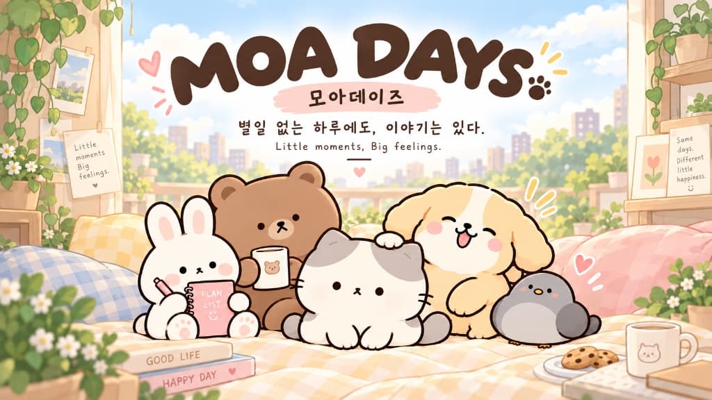MOA DAYS friends enjoying little moments together