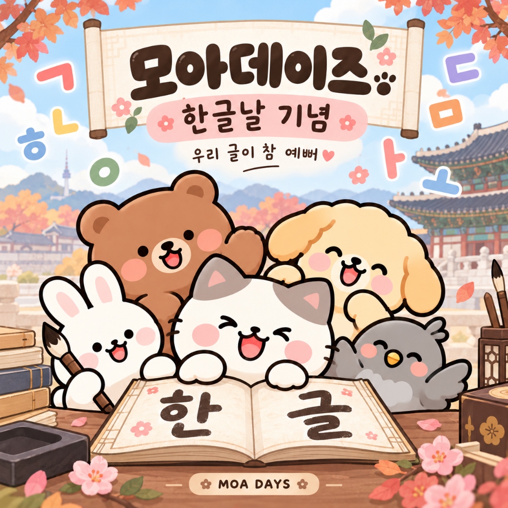 MOA DAYS SPECIAL 01: 한글날 기념 - 우리 글이 참 예뻐