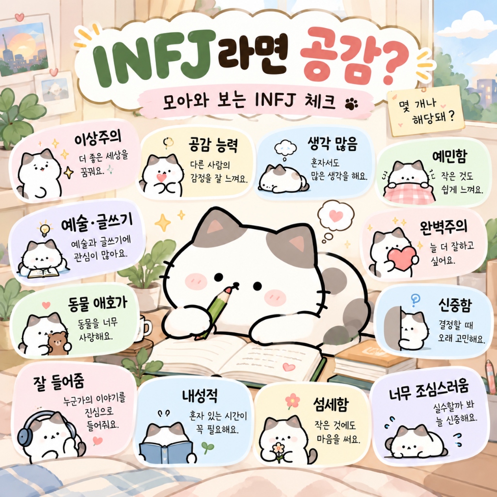 MOA DAYS SPECIAL 02: INFJ 공감? - 모아와 보는 INFJ 체크